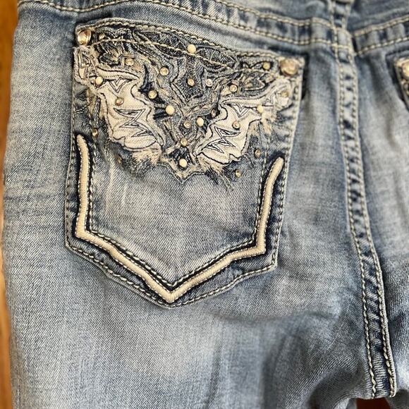 Miss Me Mid Rise Easy Ankle Skinny stretch, women's size 31/26 - Picture 5 of 9